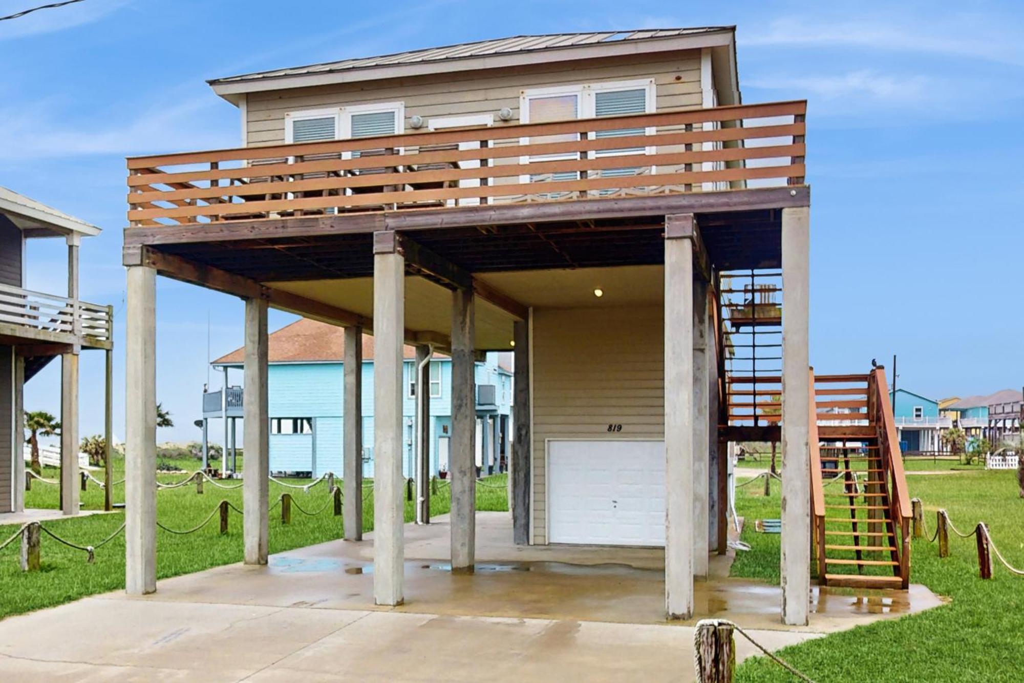 Coastal Cabana Crystal Beach Exterior foto